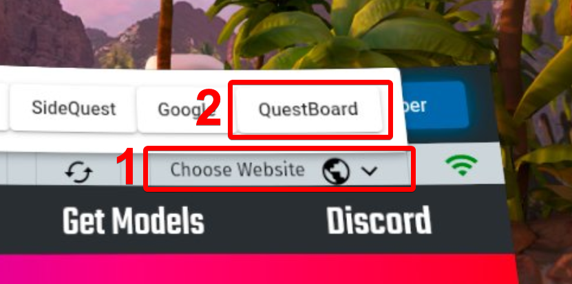 Wereldbol icoon naar QuestBoard