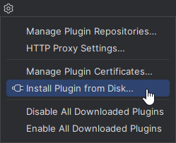 Install Disk Plugin Install Disk Plugin
