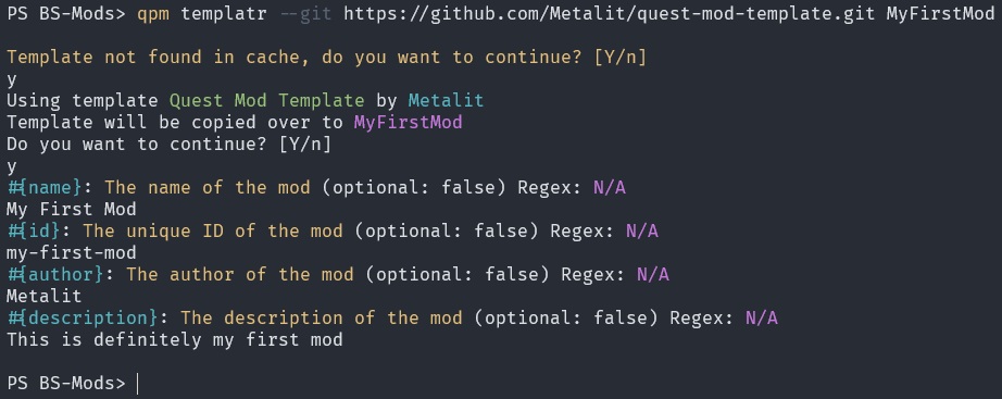 Templatr Example